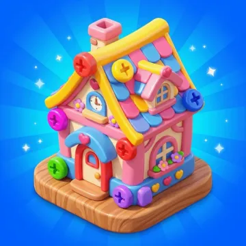 Screw Sort 3D: 擰螺絲消除難題,釘子彩色遊戲