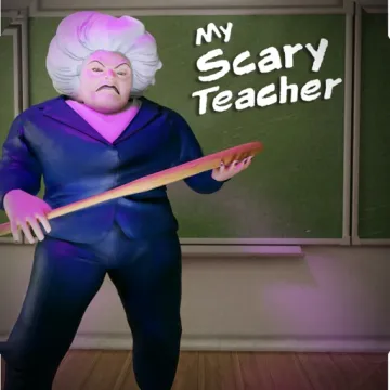 我可怕的奶奶瘋狂的令人毛骨悚然的老師恐怖惡作劇遊戲:女學生