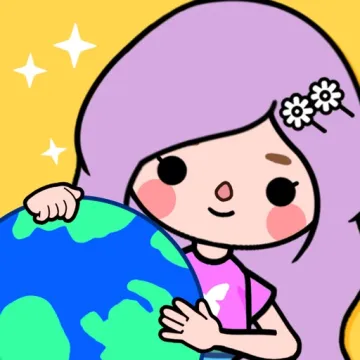 米加米家公主小鎮迷你世界大全: 化妝換裝裝扮女生過家家