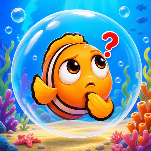 Fish Sort Puzzle: 泡泡消除小魚分類匹配遊戲
