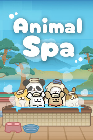 線條小狗:動物溫泉